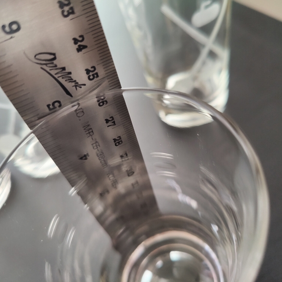 4 curling theme tumbler glasses - 10 oz - Picture 6 of 11